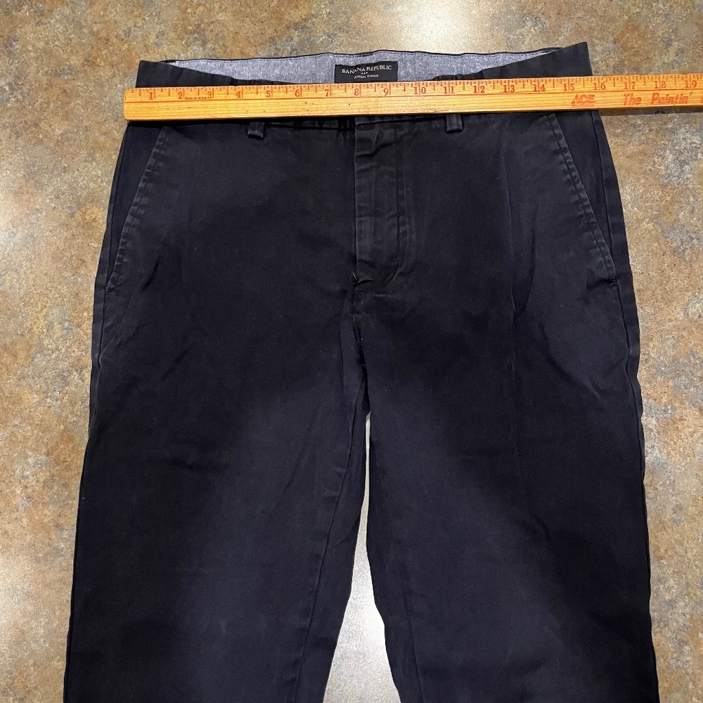 Banana Republic Aiden Chino Pants – Men's 31x30 – Black